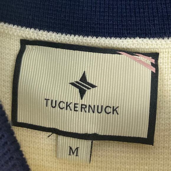 NWT TUCKERNUCK Dress M White Black Knit Wool-blend Short-Sleeve Stretch”Merritt” - Picture 3 of 7